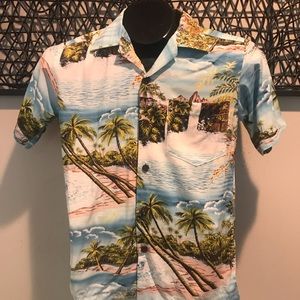 Vintage Hawaiian Boys Shirt RJC size:10